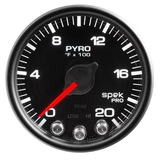 1998-2002 Cummins 5.9L Spek-Pro White and Black Twin Pillar Gauge Kit w/ Speaker (P72001) - AutoMeter