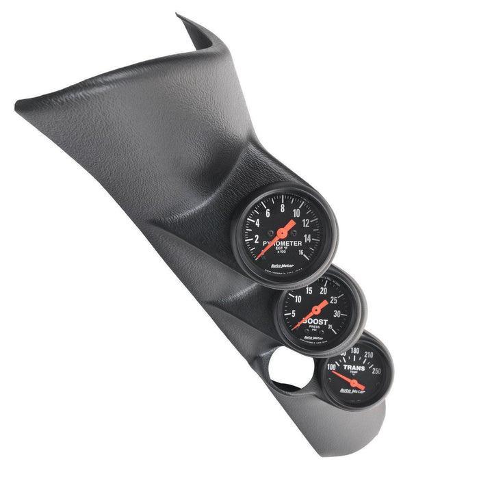 1998-2002 Cummins 5.9L Z-Series Pillar Triple Gauge Kit (7092) - AutoMeter