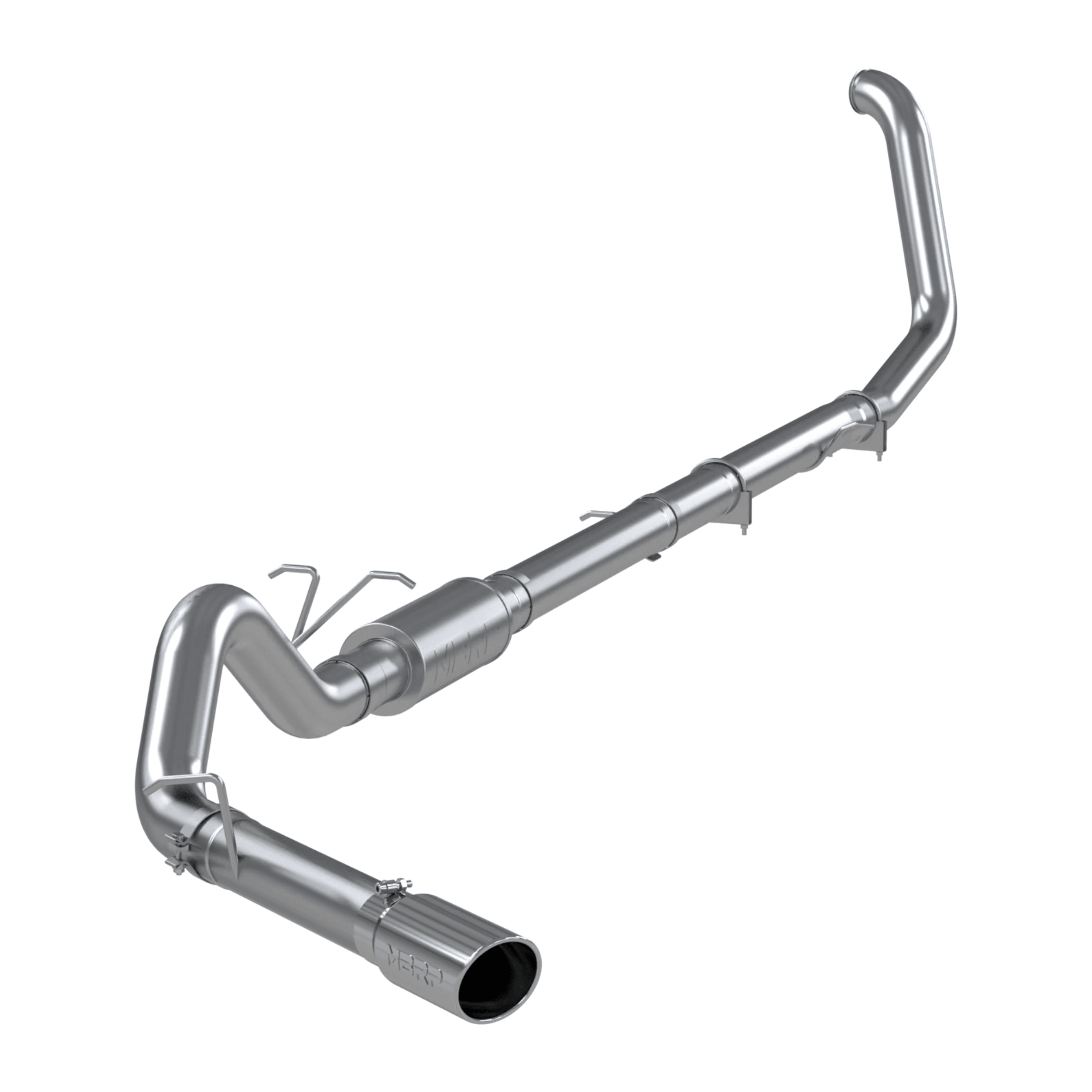 1999-2003 Powerstroke 7.3L Aluminized 4" Turbo Back Exhaust (S6200AL) - MBRP