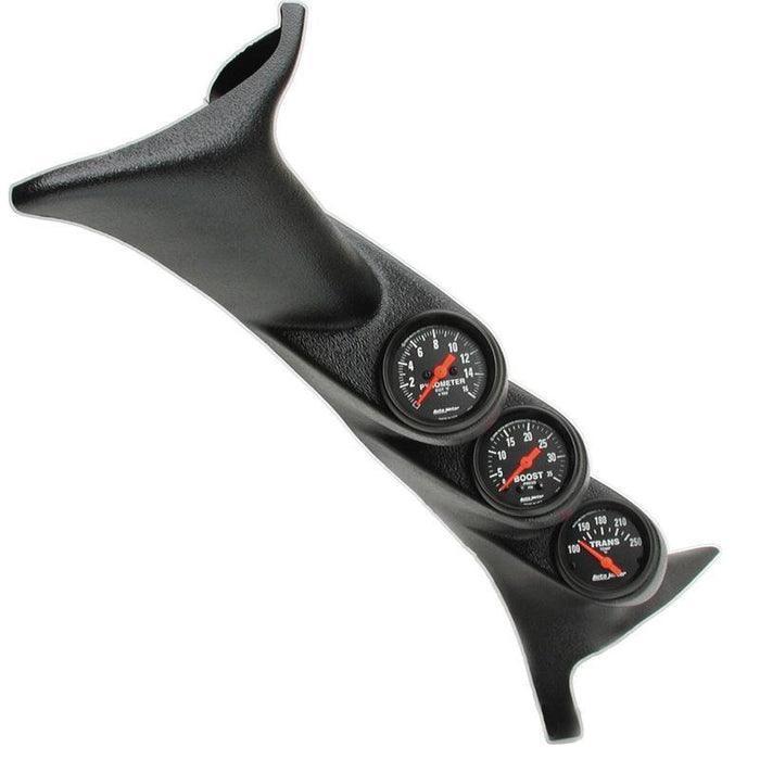 1999-2007 Powerstroke 7.3L/6.0L Z-Series Pillar Triple Gauge Kit (7072) - AutoMeter