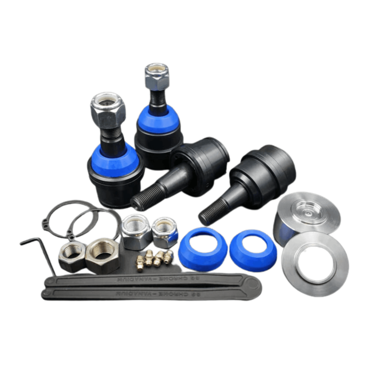 2000-2002 Cummins 5.9L 2500/3500 Set of 4 Oversized Upper and Lower Ball Joint Kit (7397.1-7394.1-KIT) - EMF Ball Joints