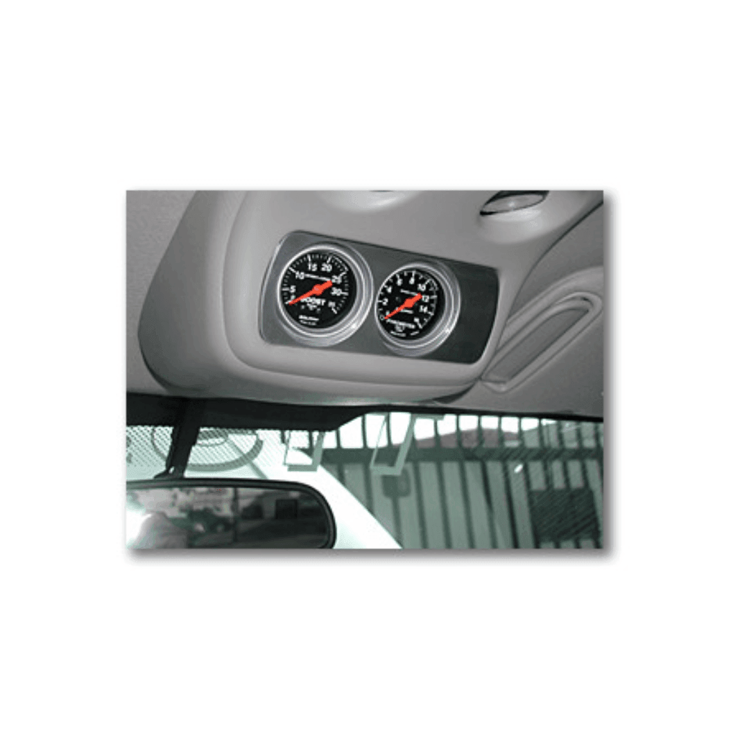 2001-2004 Duramax LB7 SoCal Billet Overhead Gauge Mount Polished (GMC1000) - SoCal Diesel