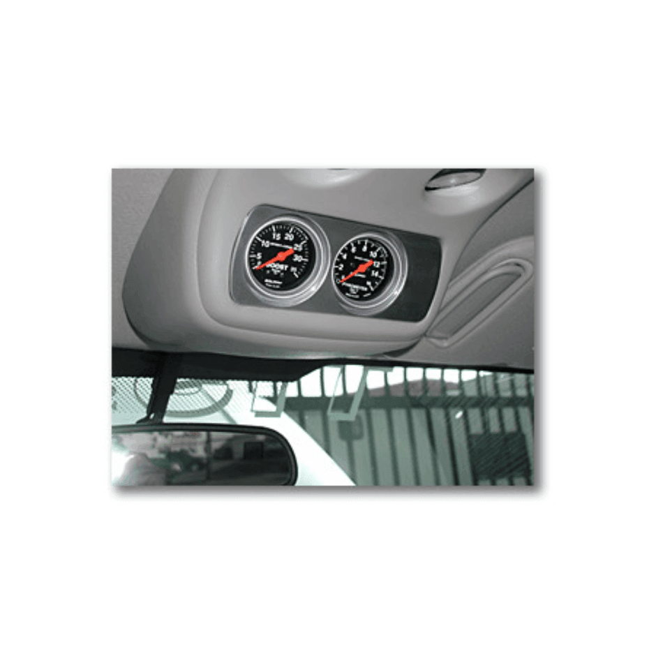 2001-2004 Duramax LB7 SoCal Billet Overhead Gauge Mount Polished (GMC1000) - SoCal Diesel