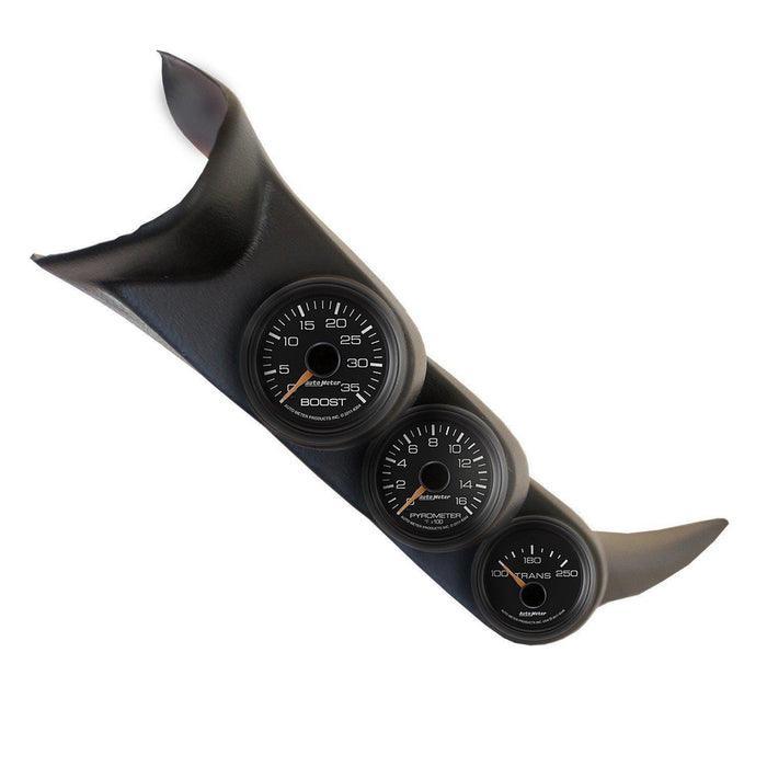 2001-2007 Duramax LB7/LLY/LBZ Factory Match w/ Speaker Triple Gauge Kit (7088) - AutoMeter