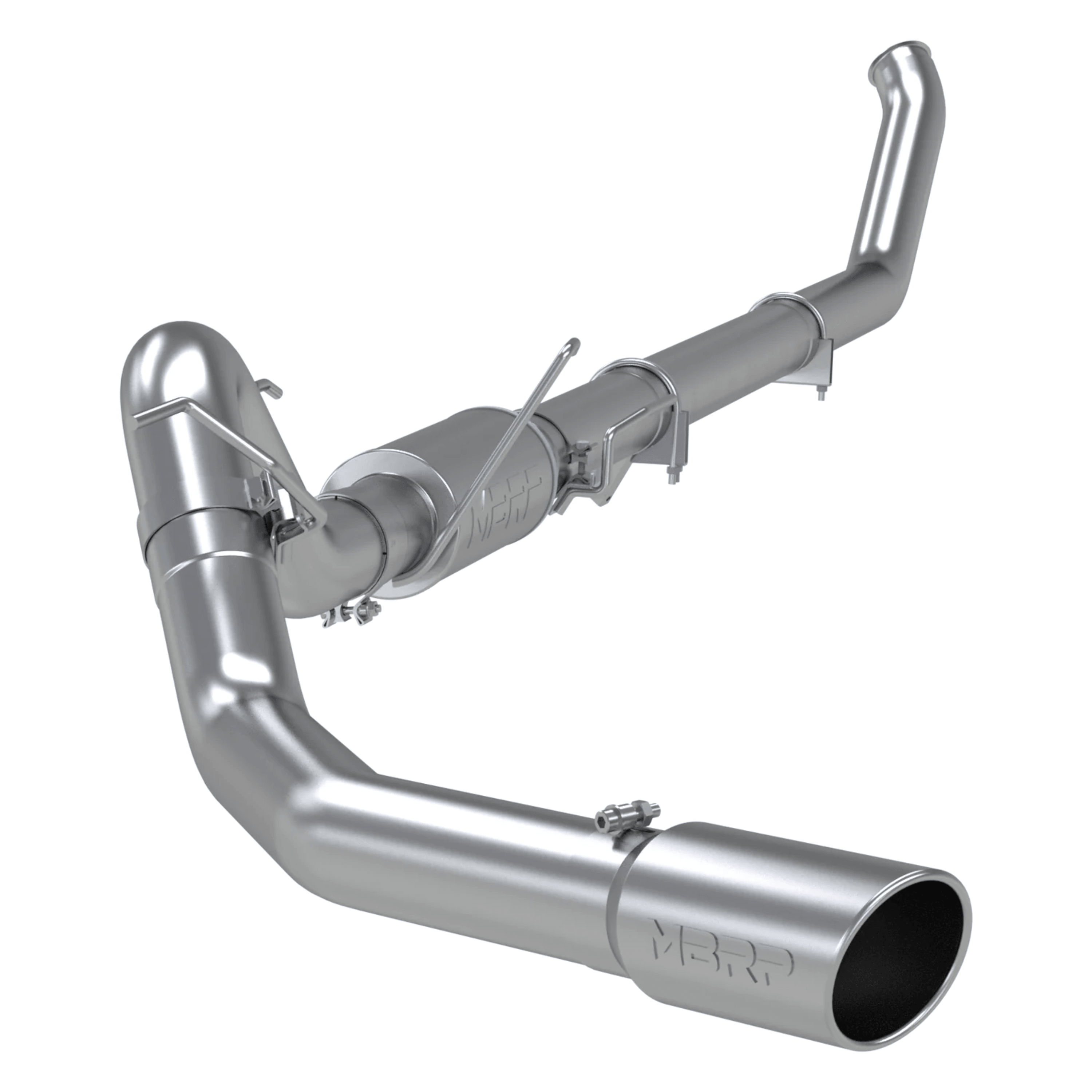 2003-2004 Cummins 5.9L Aluminized 4" Turbo Back Exhaust (S6104AL) - MBRP
