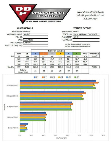 2003-2004 Cummins 5.9L Patriot Series Stock Reman Injector (DDPP305-STK) - Dynomite Diesel