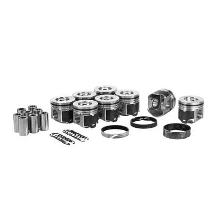 2003-2004 Powerstroke 6.0L VT365 Dualoy Piston & Ring Kit (7203DKT) - Dualoy Pistons
