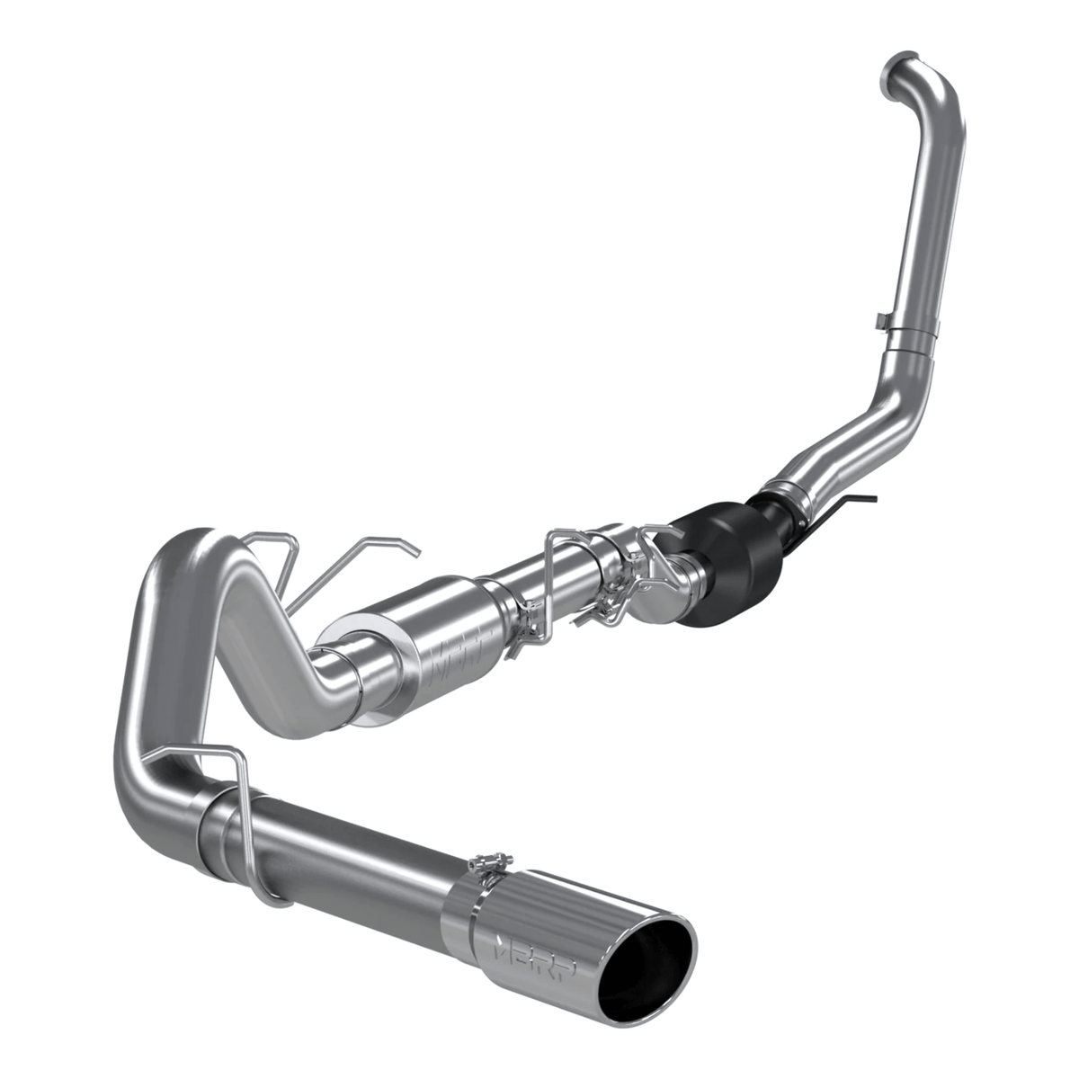 2003-2007 Powerstroke 6.0L Aluminized 4" Turbo Back Exhaust (S6212AL) - MBRP