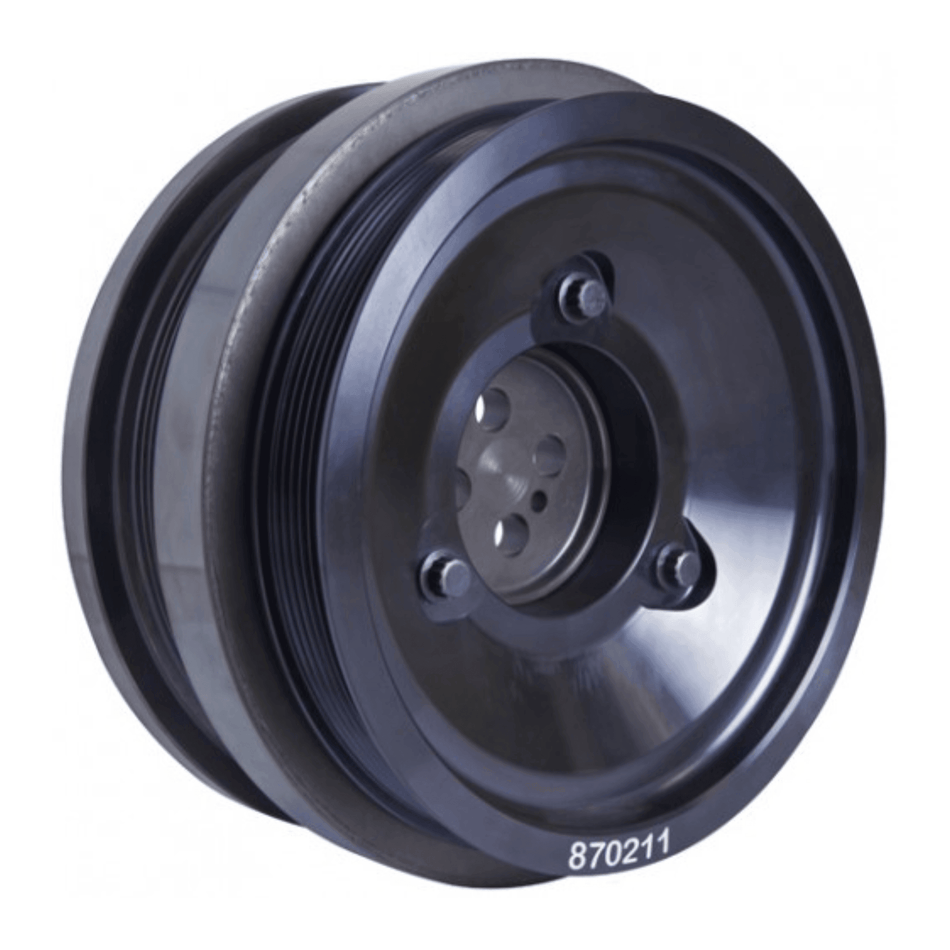 2003-2007 Powerstroke 6.0L Fluidampr Harmonic Damper w/ Dual Alternators (870211) - Fluidampr