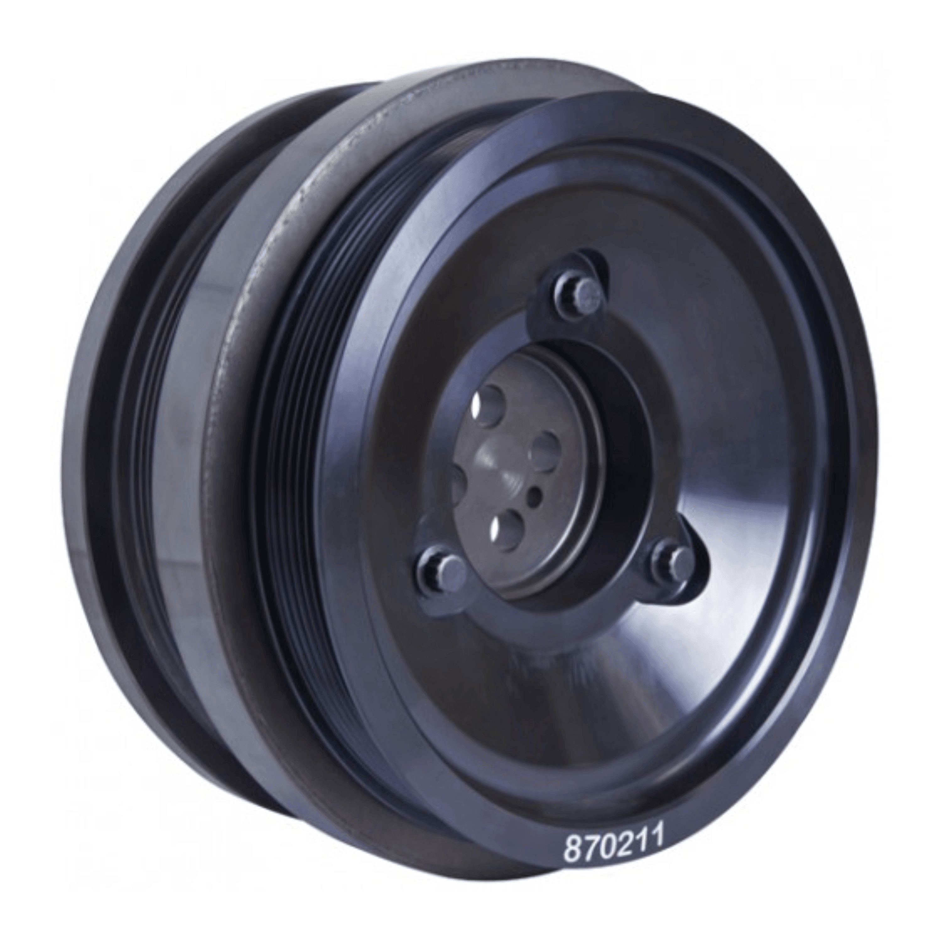 2003-2007 Powerstroke 6.0L Fluidampr Harmonic Damper w/ Dual Alternators (870211) - Fluidampr