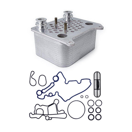 2003-2007 Powerstroke 6.0L HD Oil Cooler w/ Gasket Kit (314030310) - Pacific Performance Engineering