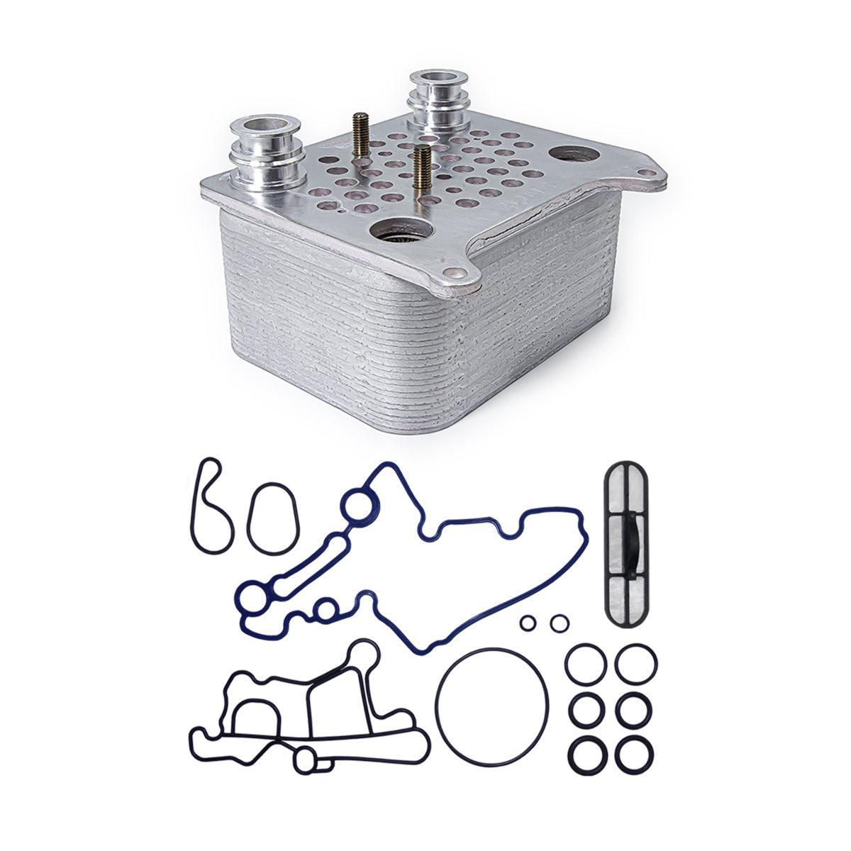 2003-2007 Powerstroke 6.0L HD Oil Cooler w/ Gasket Kit (314030310) - Pacific Performance Engineering