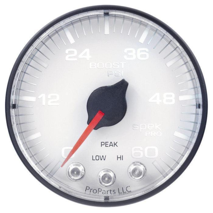 2003-2009 Cummins 5.9L/6.7L Spek-Pro Black and White Pillar Gauge Kit (P72002) - AutoMeter