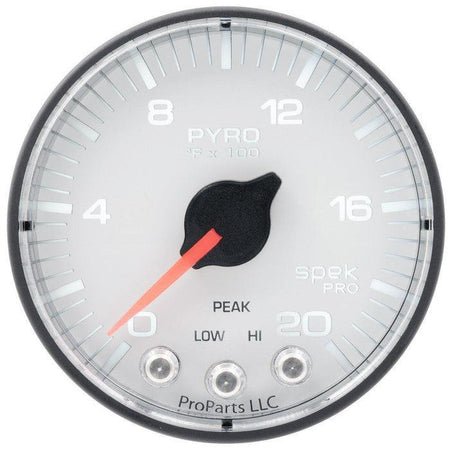 2003-2009 Cummins 5.9L/6.7L Spek-Pro Black and White Pillar Gauge Kit (P72002) - AutoMeter