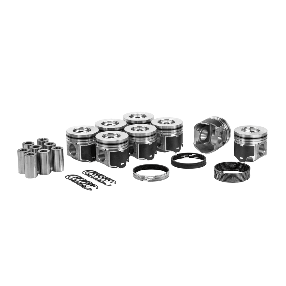 2004-2007 Powerstroke 6.0L VT365 Dualoy Piston & Ring Kit (7204DKT) - Dualoy Pistons