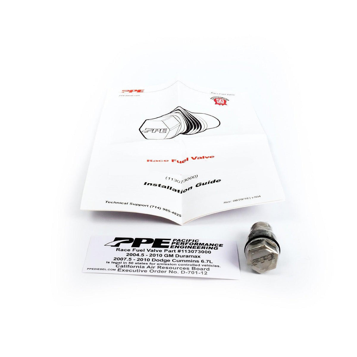 2004.5-2016 Duramax/Cummins Race Fuel Valve (113073000) - Pacific Performance Engineering