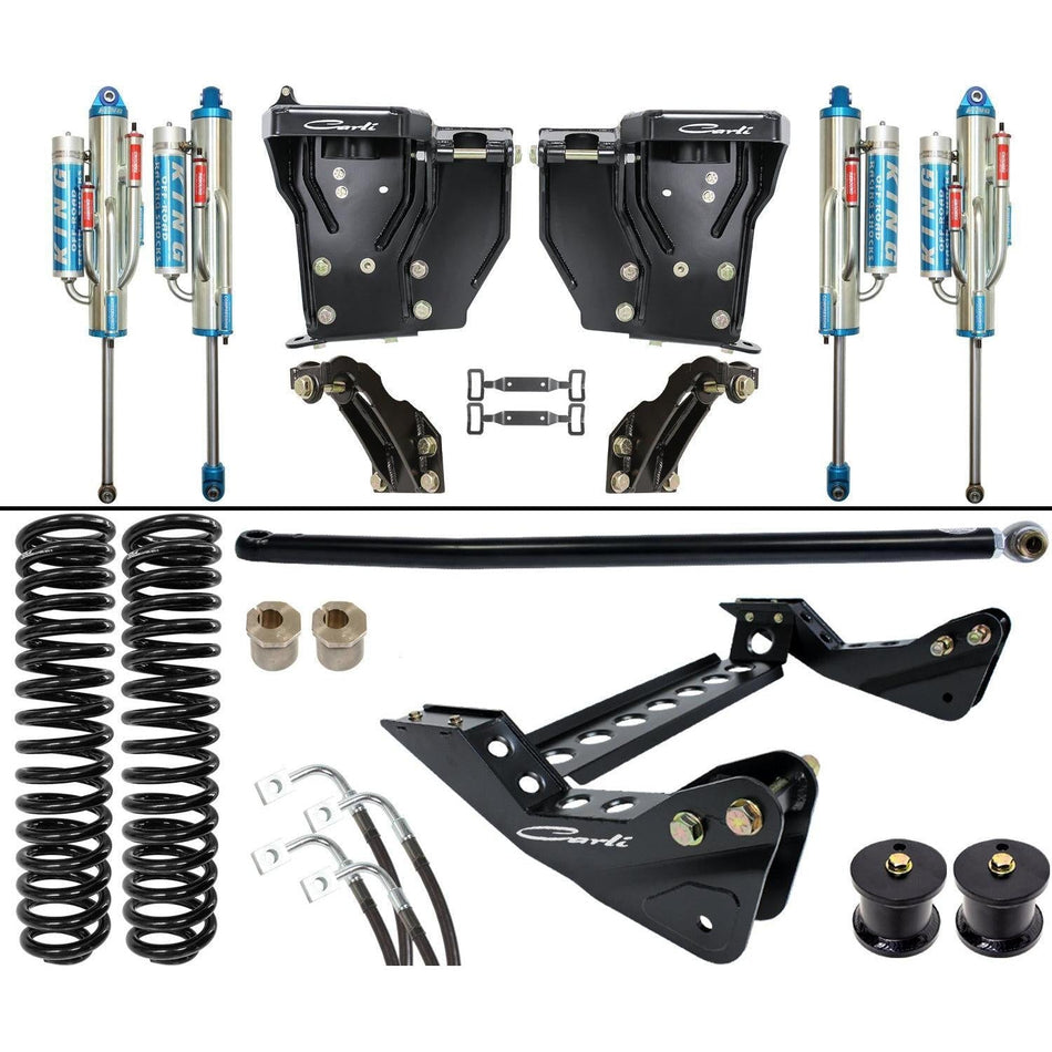 2005-2007 Powerstroke Unchained 3.0 Bypass 4.5” Lift Kit (CS-F45-UC30-05)