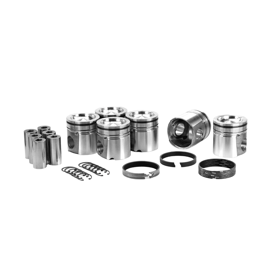 2005-2009 Cummins 5.9L/6.7L 24V ISB Dualoy Piston & Ring Kit (7195DKT) - Dualoy Pistons