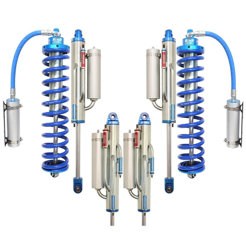 2005-2016 Powerstroke Carli-Tuned Driver Side King 2.5 Bypass Coilover Package (AS-FCO25SPKG-BYP-45-05-DRVR)