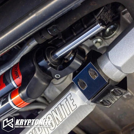 2005-2023 Powerstroke Kryptonite Bolt-On Steering Stabilizer Bracket (KRFSS01) - Kryptonite