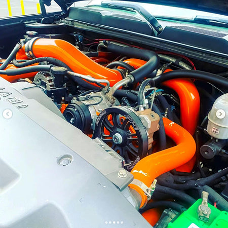 2006-2010 Duramax LLY/LBZ/LMM Performance Silicone Upper & Lower Coolant Hose Kit (119020200) - Pacific Performance Engineering