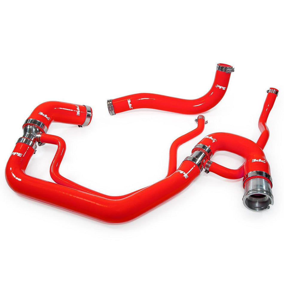 2006-2010 Duramax LLY/LBZ/LMM Performance Silicone Upper & Lower Coolant Hose Kit (119020200) - Pacific Performance Engineering