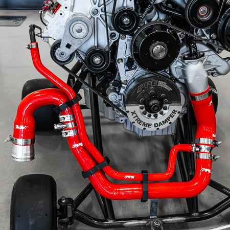 2006-2010 Duramax LLY/LBZ/LMM Performance Silicone Upper & Lower Coolant Hose Kit (119020200) - Pacific Performance Engineering