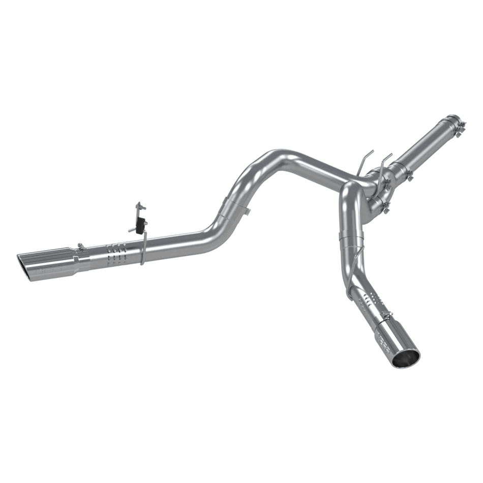 2008-2010 Powerstroke 6.4L Aluminized DPF Back Cool Duals Exhaust (S6244AL) - MBRP