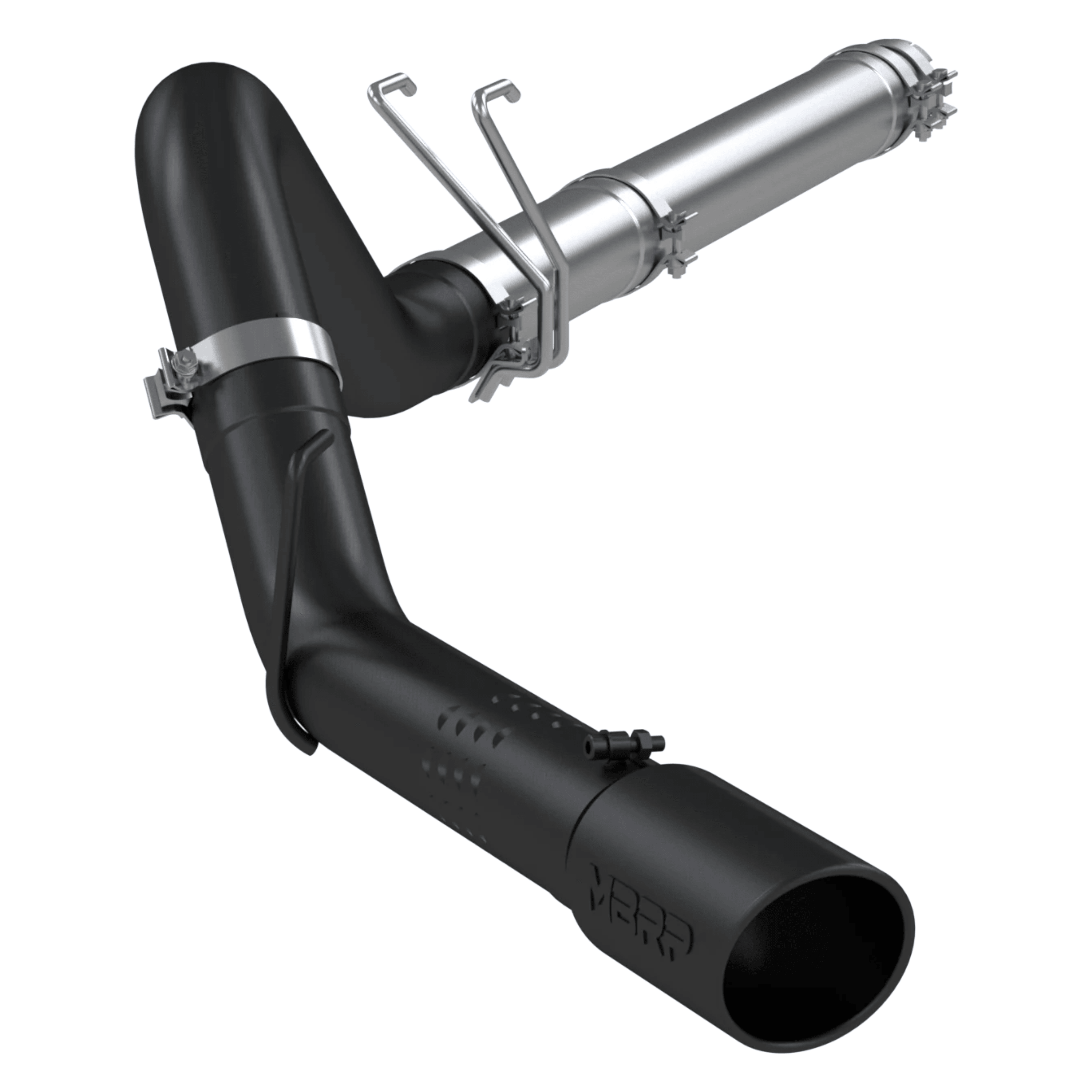 2008-2010 Powerstroke 6.4L Black Coated 4" DPF Back Exhaust (S6242BLK) - MBRP