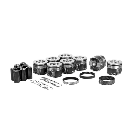 2008-2010 Powerstroke 6.4L Dualoy Piston & Ring Kit (7205DKT) - Dualoy Pistons