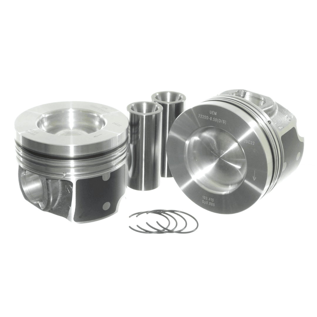 2010-2017 Duramax LML/LGH Dualoy Reduced Compression Height Piston & Ring Kit (7235DKT) - Dualoy Pistons