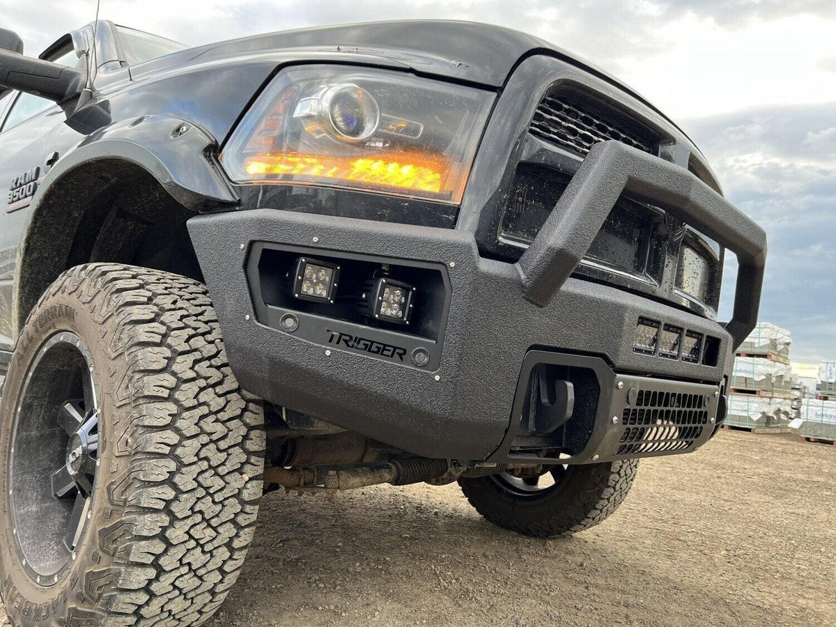 2010-2018 Cummins 6.7L 2500/3500 Trigger Industries Front Bumper (TI-FB-10-18) - Trigger Industries