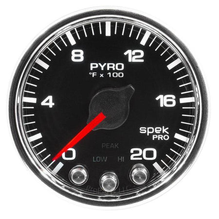2010-2019 Cummins 6.7L Spek-Pro Black and Chrome Pillar Gauge Kit (P72003) - AutoMeter