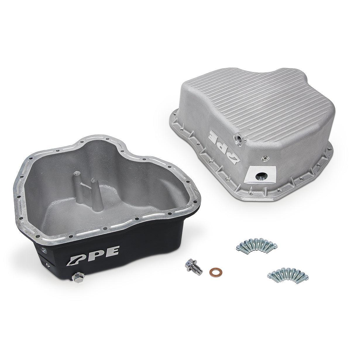 2011-2016 Duramax LML High Capacity Cast Aluminum Oil Pan (114052120) - Pacific Performance Engineering