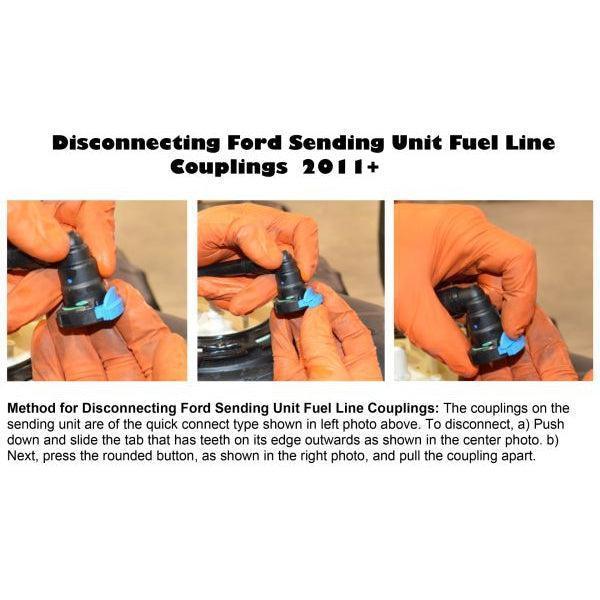 2011-2016 Powerstroke 6.7L Crew Cab Short Box Fuel Tank (7021211) - Titan Fuel Tanks