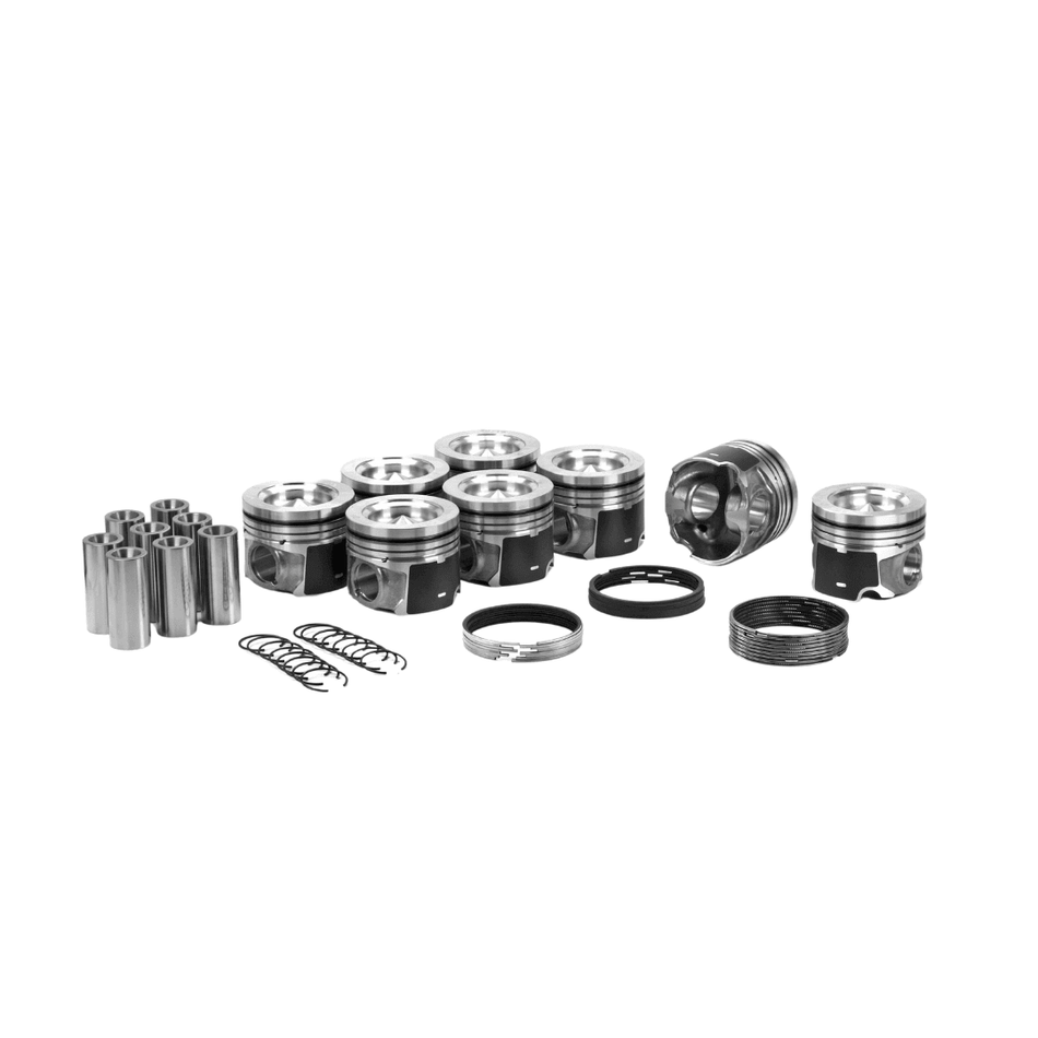 2011-2016 Powerstroke 6.7L Dualoy Reduced Compression Height Piston & Ring Kit (7216DKT) - Dualoy Pistons