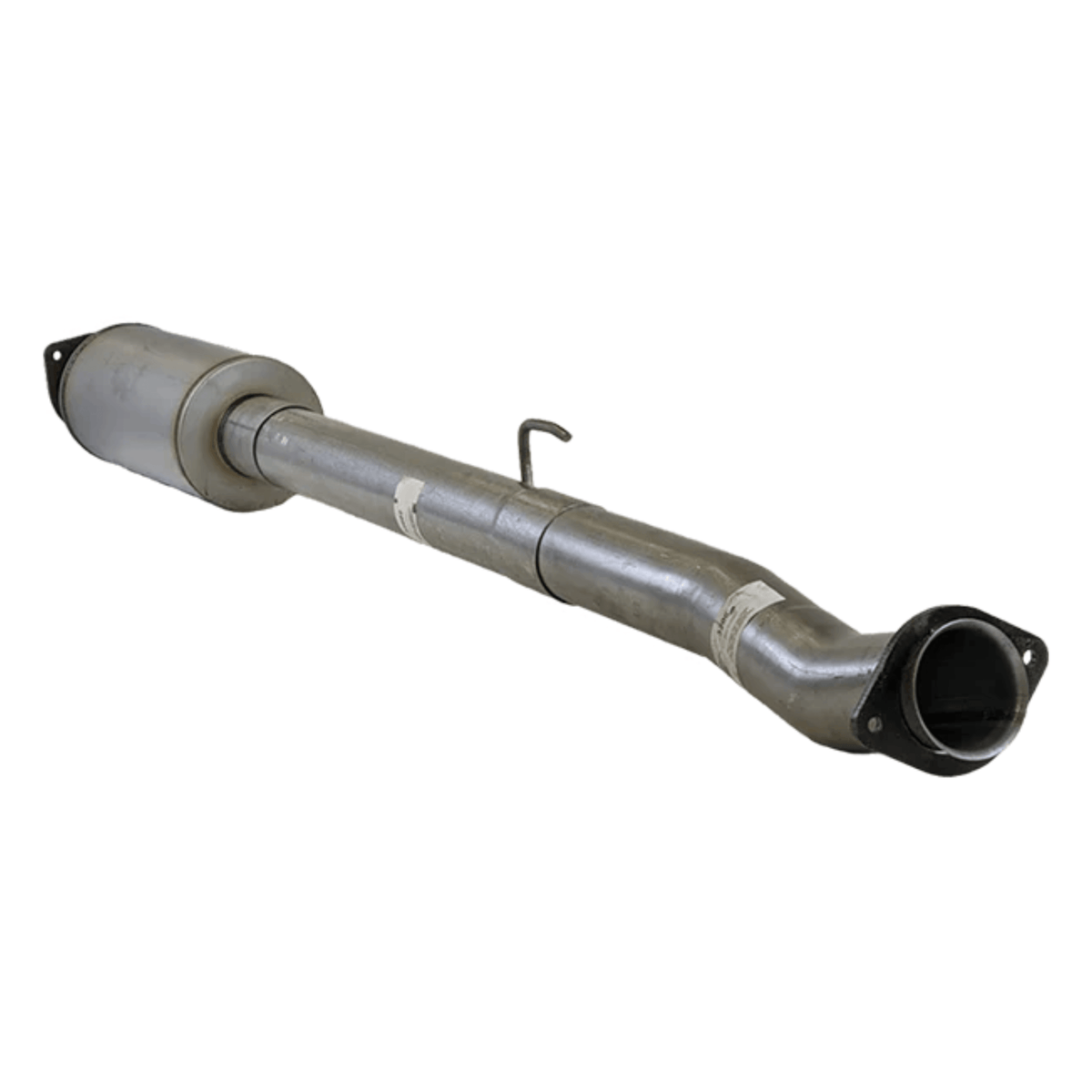 2011-2018 Powerstroke 6.7L 4" Cat & DPF Race Pipe w/ Muffler (421032) - Mel's Manufacturing
