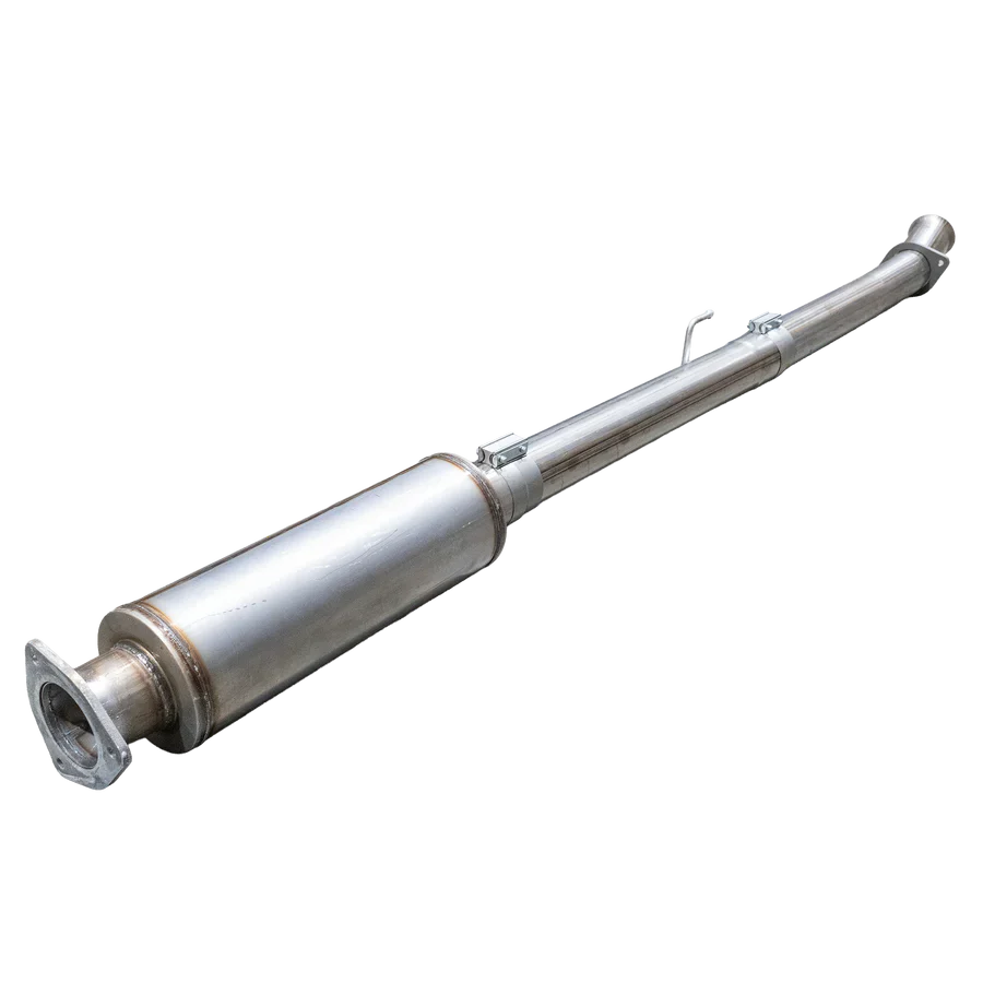 2011-2019 Powerstroke 6.7L Dirty 4" Cat & DPF Delete Pipe w/ Muffler (DDC-3F11M)