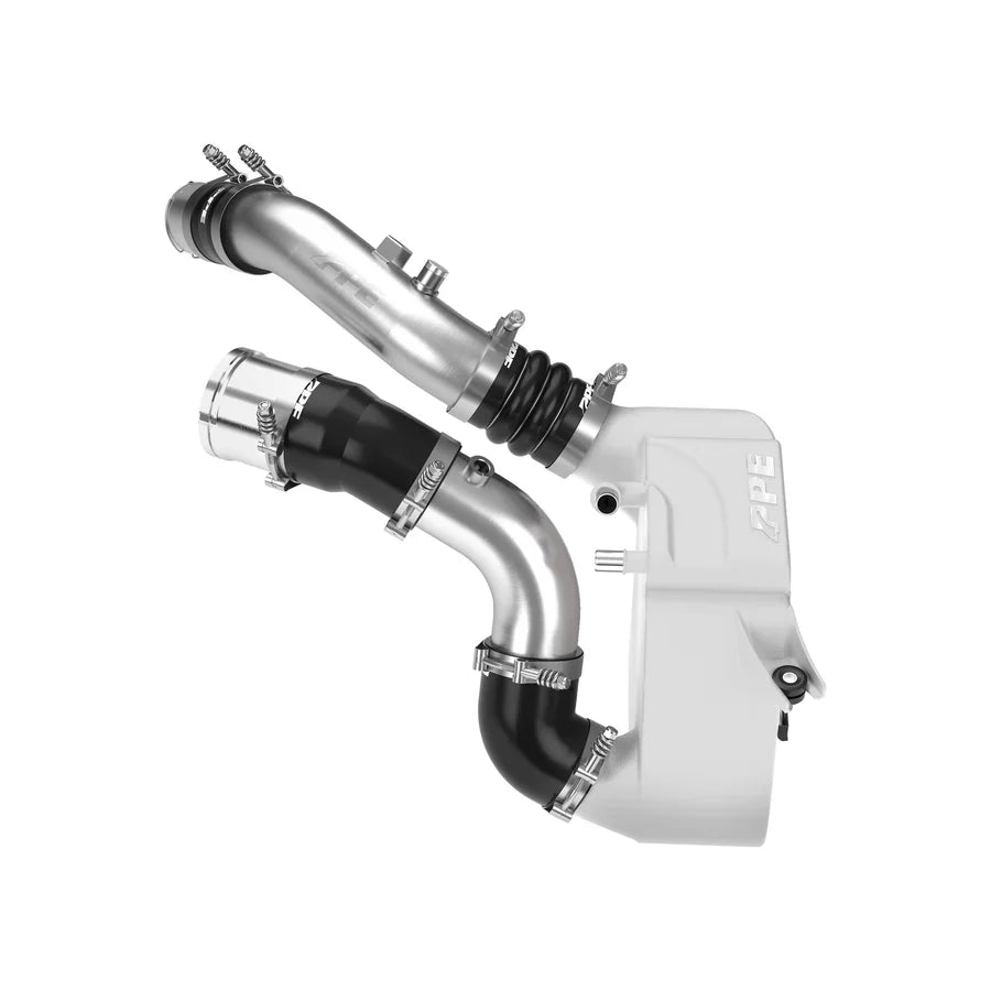 2011-2026 Powerstroke 6.7L Air-to-Water Intercooler w/ Brushed Charge Pipes (3150452XX)