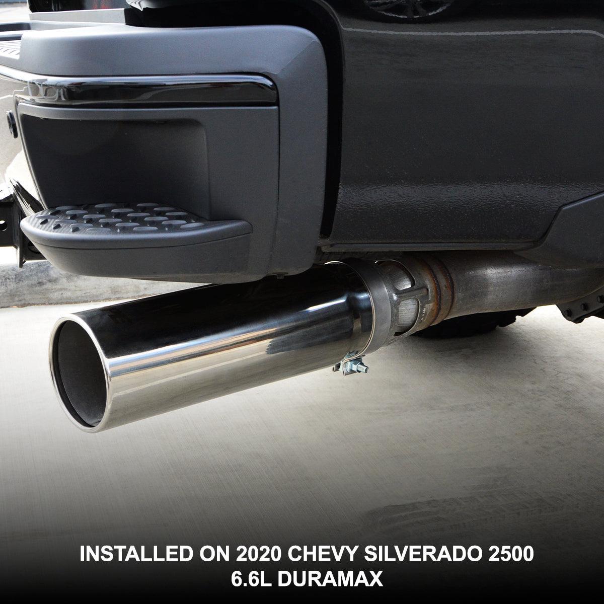 2015-2024 Duramax LML/L5P 304 Stainless Steel Exhaust Tip (117021500) - Pacific Performance Engineering