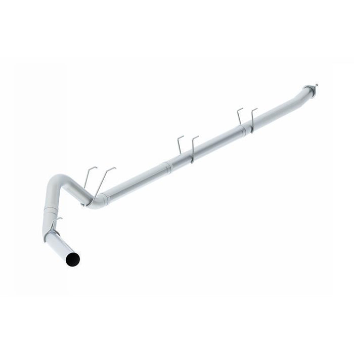 2017-2018 Powerstroke 6.7L P1 4" Downpipe Back Exhaust - No Muffler (C6292SLM)