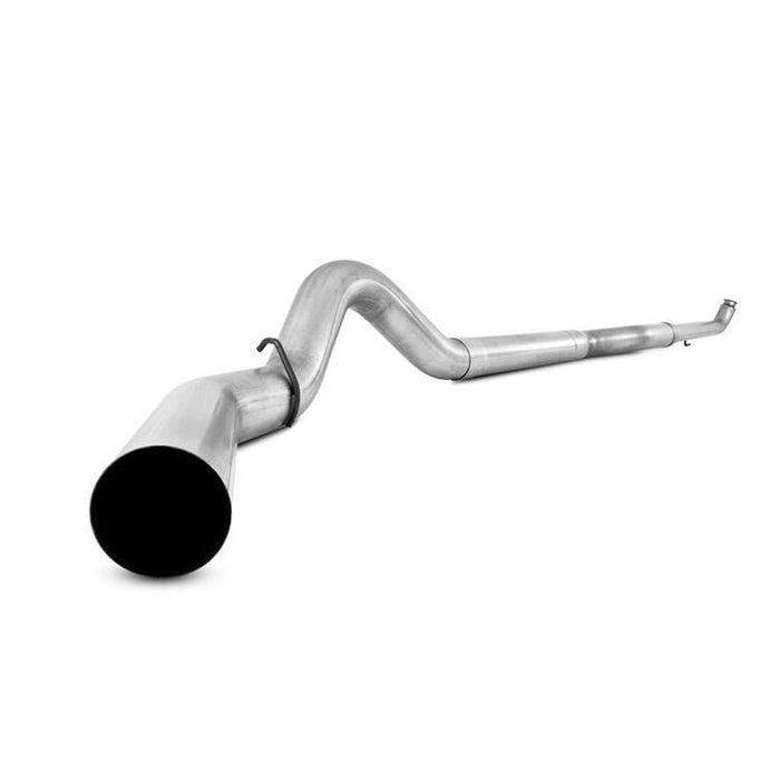 2017-2019 Powerstroke 6.7L P1 4" Downpipe Back Race Exhaust System - No Muffler (C6292PLM)