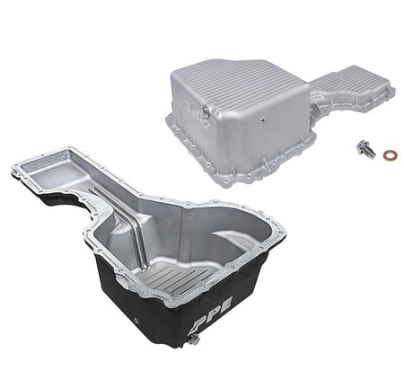 2017-2019 Duramax L5P Deep-Capacity Raw Cast Aluminum Oil Pan (114053000) - Pacific Performance Engineering