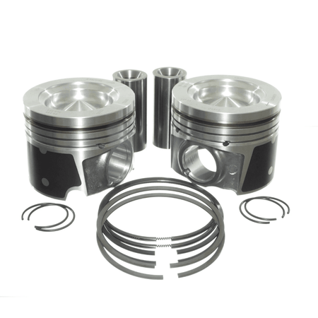 2017-2020 Powerstroke 6.7L Dualoy Reduced Compression Height Piston & Ring Kit (7233DKT) - Dualoy Pistons