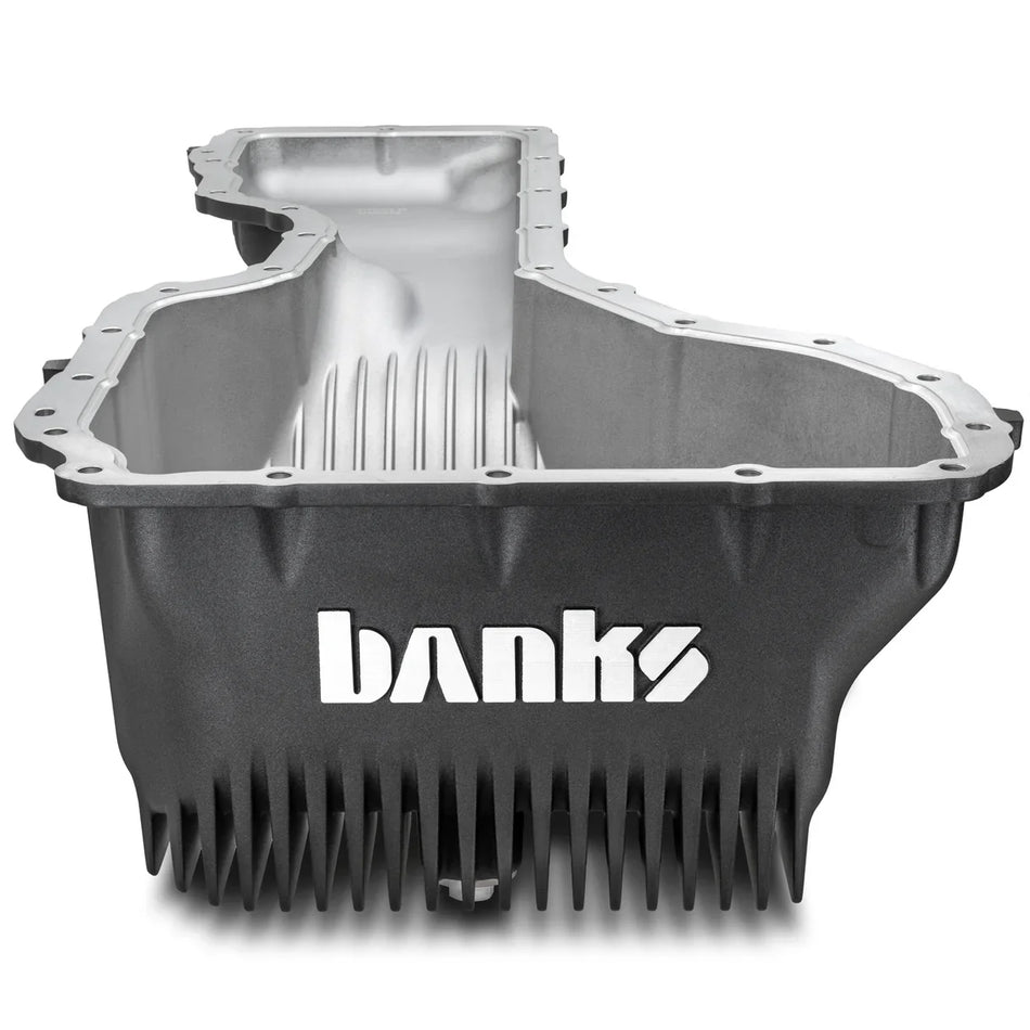 2020-2026 Duramax L5P Banks CoolRunner Oil Pan Black (35137-B)