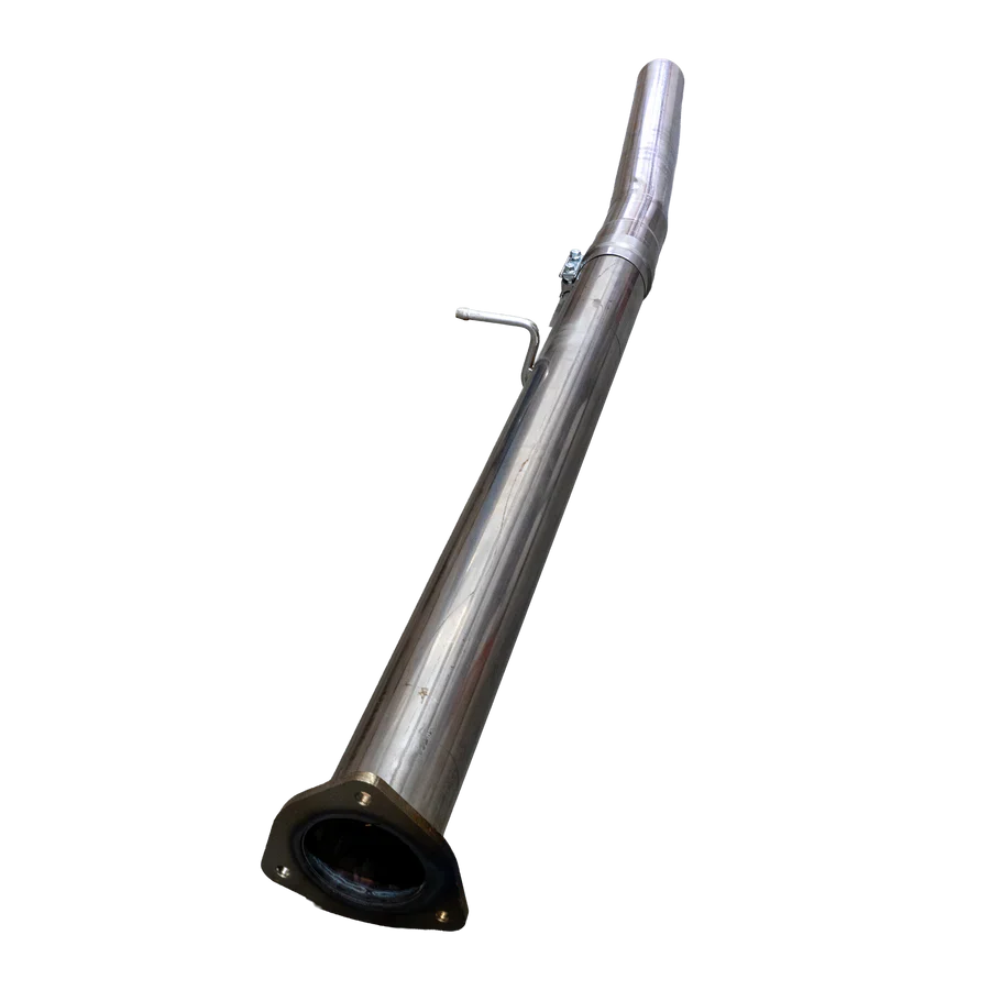 2013-2018 Cummins 6.7L Dirty 4" Cat & DPF Delete Pipe No Muffler (DDC-3D13)