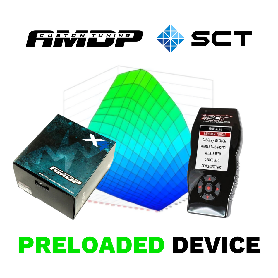2020-2021 Powerstroke 6.7L Preloaded SCT X4 w/ AMDP SOTF Custom Tuning