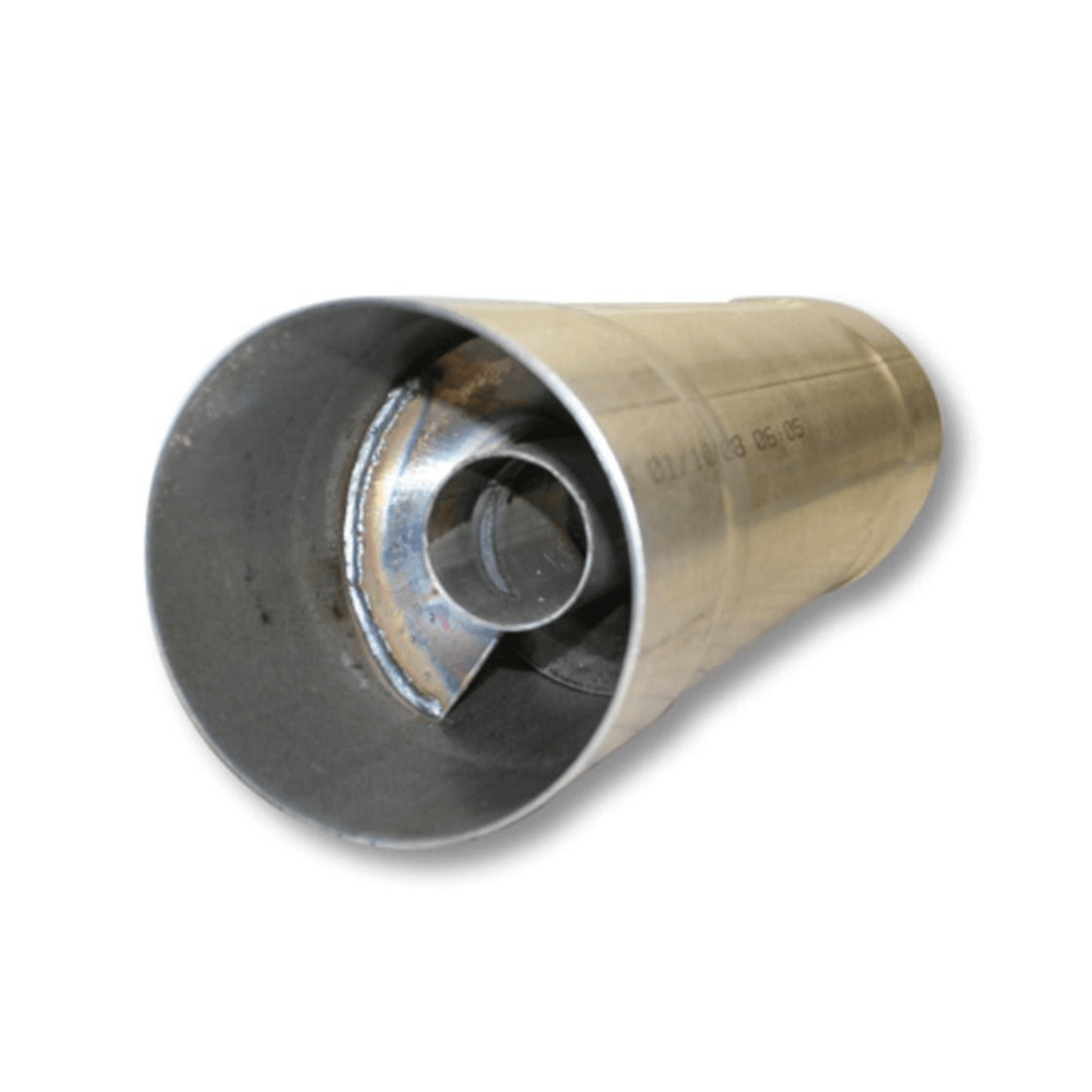 Universal Mel's Round Body Stainless Twister Resonator 4" & 5" Inlet/Outlet - Mel's Manufacturing