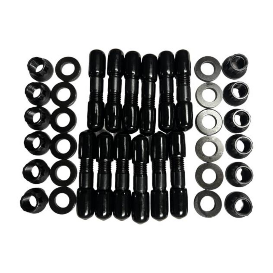 1994-2023 Cummins 5.9L/6.7L Gator Fasteners HD Exhaust Manifold Stud Kit - Black Oxide (EMSK5967C-BLK)