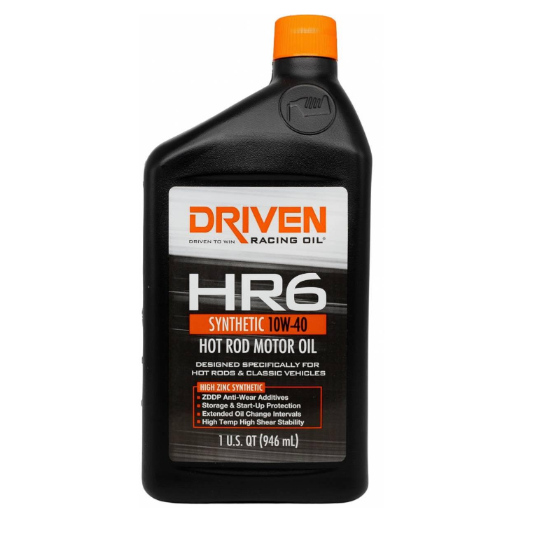 Driven Racing Oil HR6 SAE 5W-40 Hot Rod Motor Oil (03906)